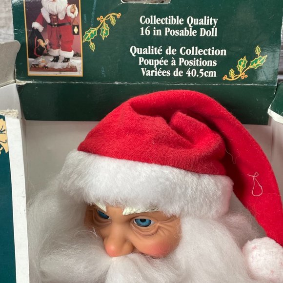 Vintage HERITAGE Santa Claus Ready to Dress 16" Posable Doll NIB Box Damaged - Picture 3 of 8